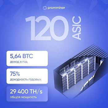 Майнинг ферма PM Medium на 120 мест
